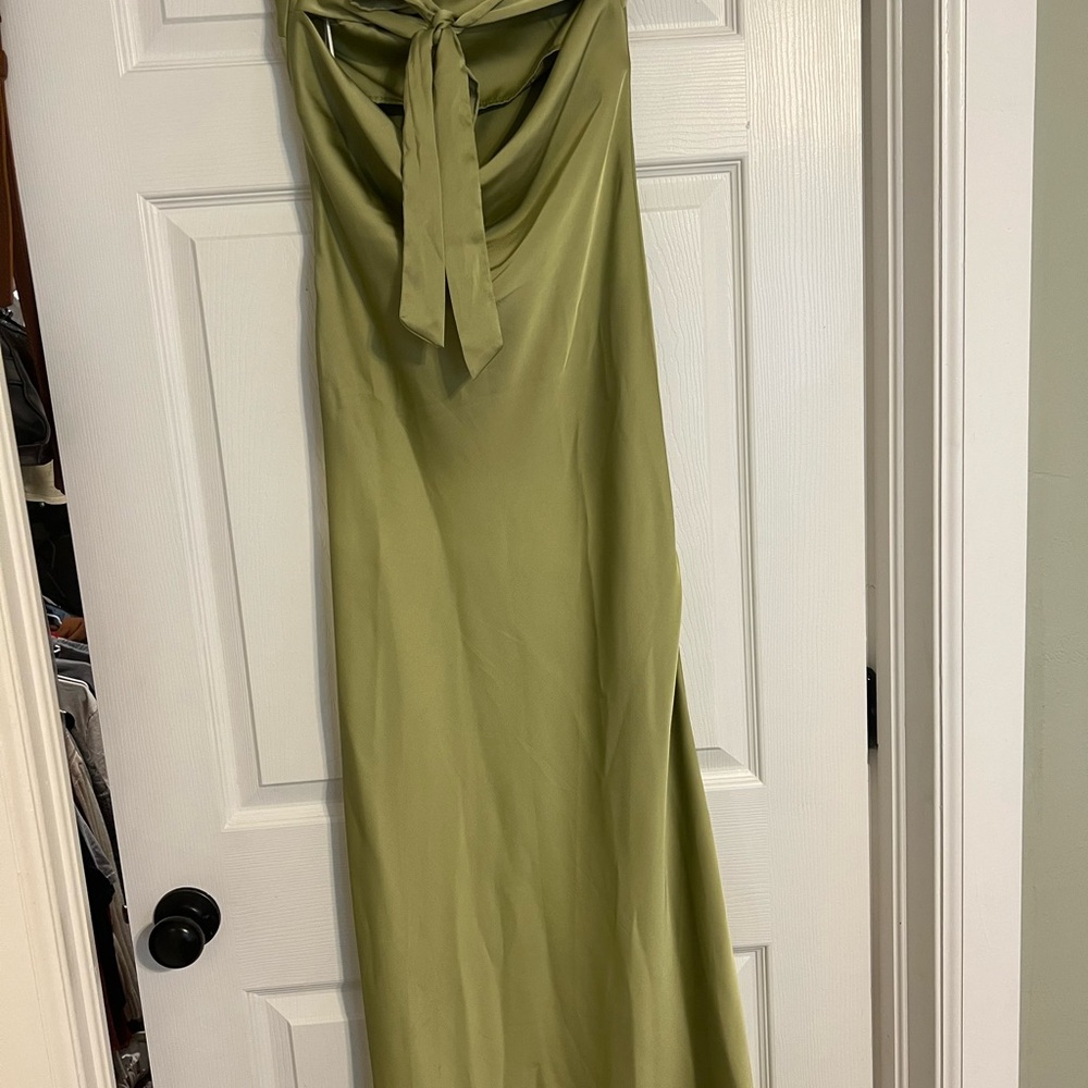 Princess Polly Green Strapless Dress - Picture 3 of 5